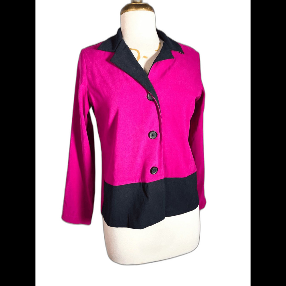 NY Collection Petite Blazer Petite S 90's Vintage Statement Piece Jacket